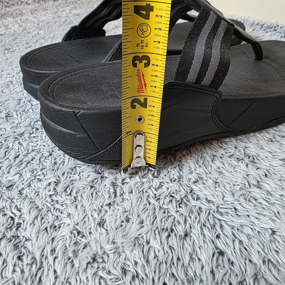 Flit Flops Sandals Black Flip Flops Slip On Toe Post Women's Size 9 - Picture 6 of 8